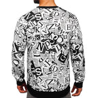 Sweatshirt i polyester - Herrtröja bakifrån