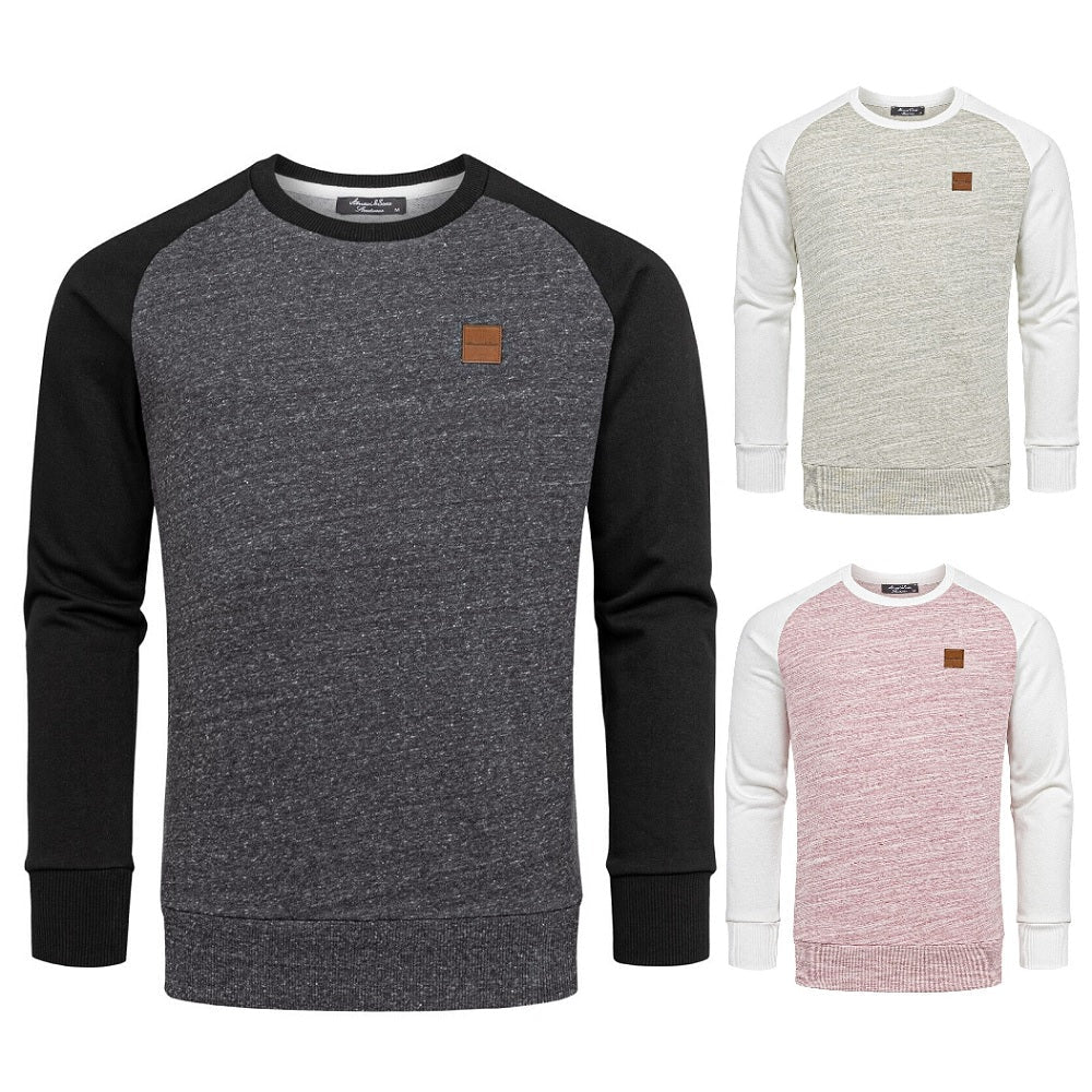 Herrtröjor i melange färger - flera färgval - Sweatshirts