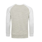 Herrtröjor i melange färger - flera färgval - Sweatshirts grön bakifrån