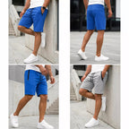 Billiga herrshorts med dragkedjefickor