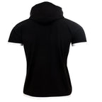 T-shirt med luva - Herrtröja svart/vit bakifrån