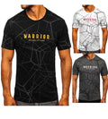 T-shirt printed Warrior - Vit