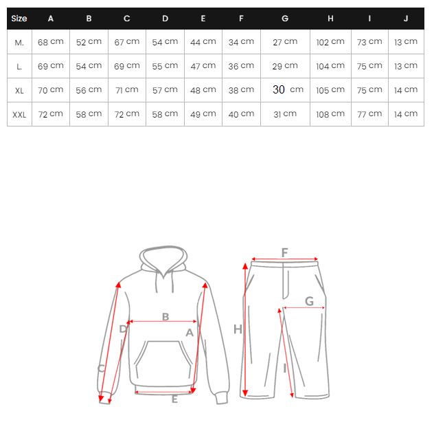 Träningsoverall byxor och Sweatshirt