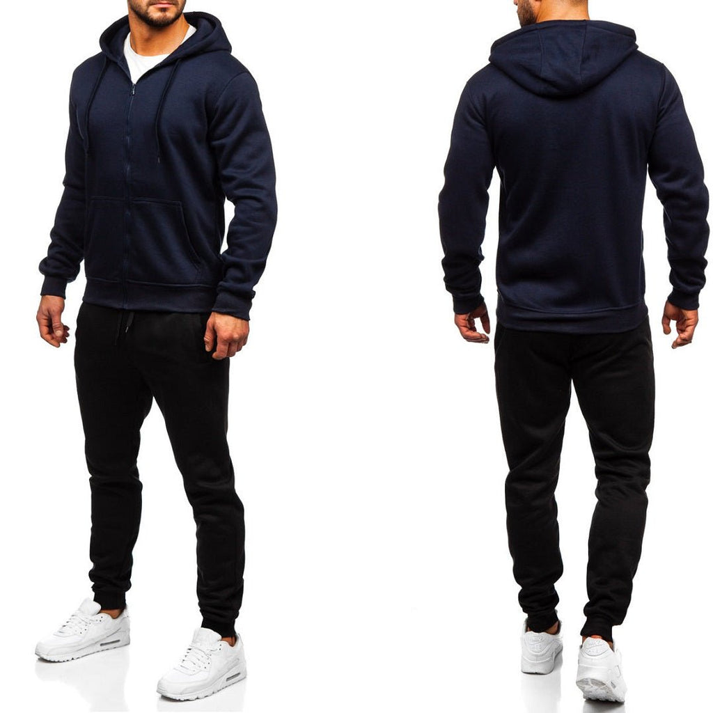 Träningsoverall Navy/svart