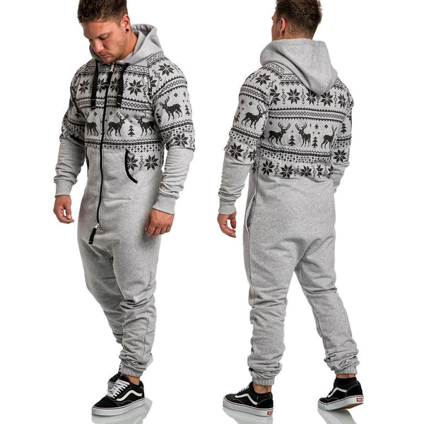 Amaci & Sons onesie för herr och dam i grått