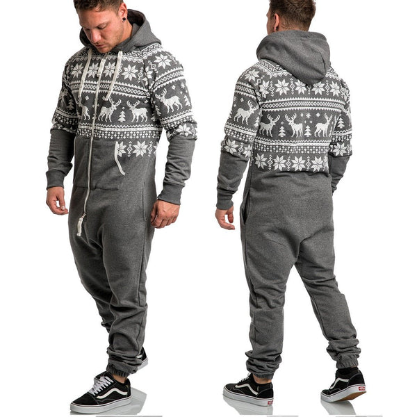 Amaci & Sons grå onesie med vitt mönster