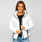 Vinterjacka Dam 599 kr - vit quiltad damjacka
