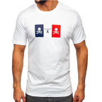 Vit T-shirt Black Island - Herr T-shirt Framsida