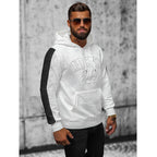 Vit herrtröja - Hoodie Iocns 24 sida