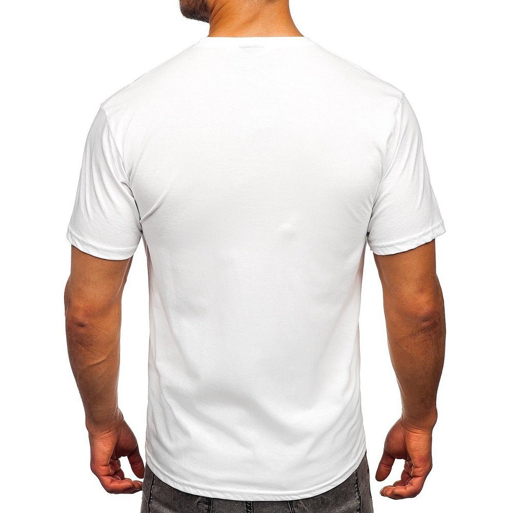 Vit kortärmad tröja - T-shirt 60X9 bakifrån