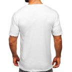 Vit kortärmad tröja - T-shirt Denim bakifrån