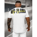 Vit kortärmad tröja - Wo Plans T-Shirt