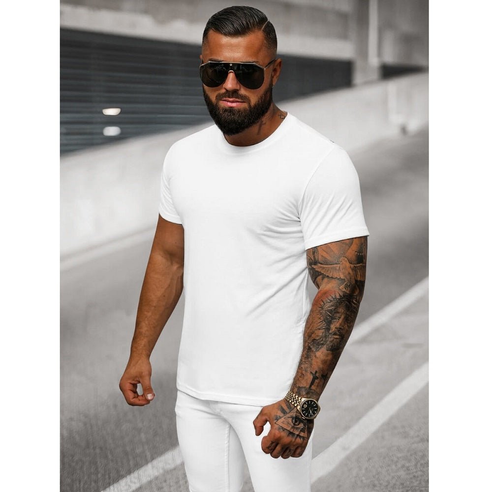 Vit kortärmad tröja - Wo Plans T-Shirt sidan