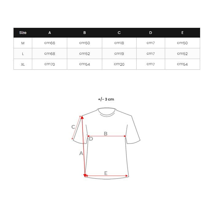Kortärmad tröja - Wo Plans T-Shirt storlekstabell