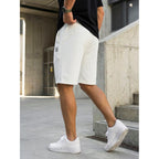 Billiga shorts herr vita bakifrån