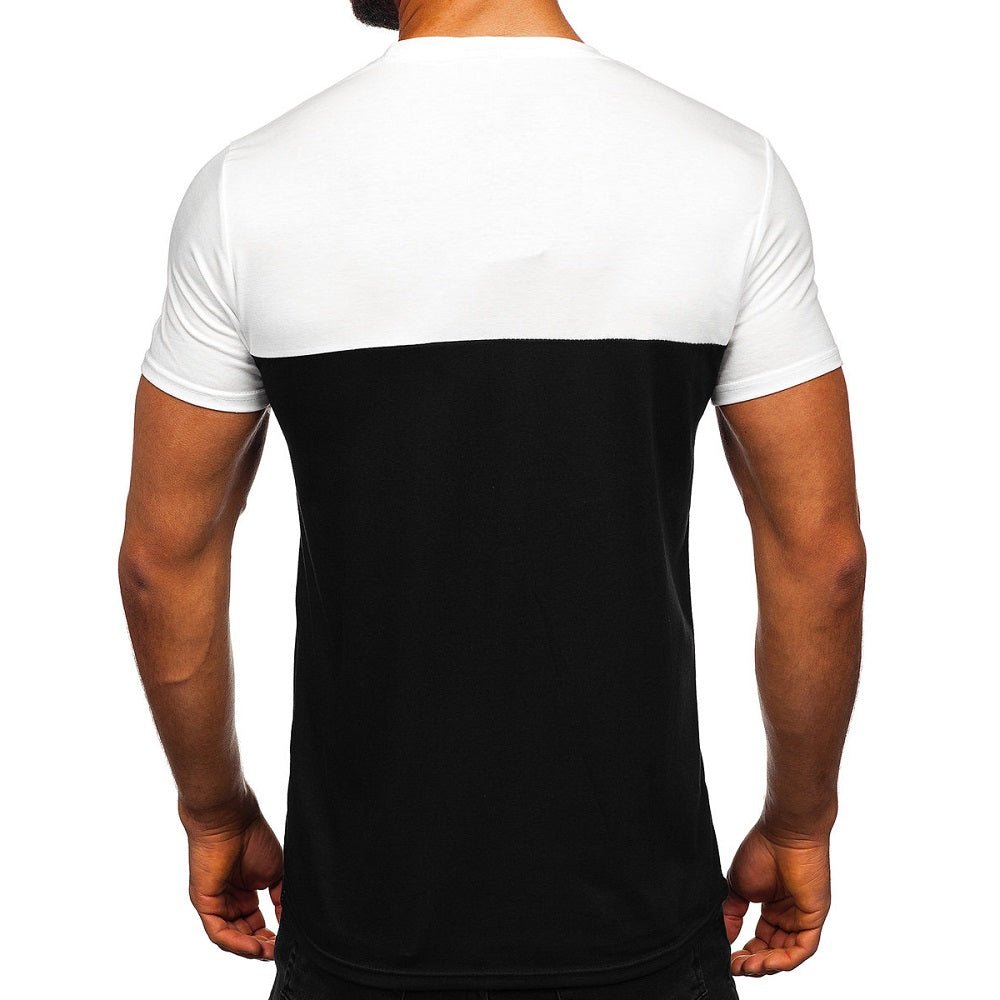 T-shirt med bröstficka bakifrån