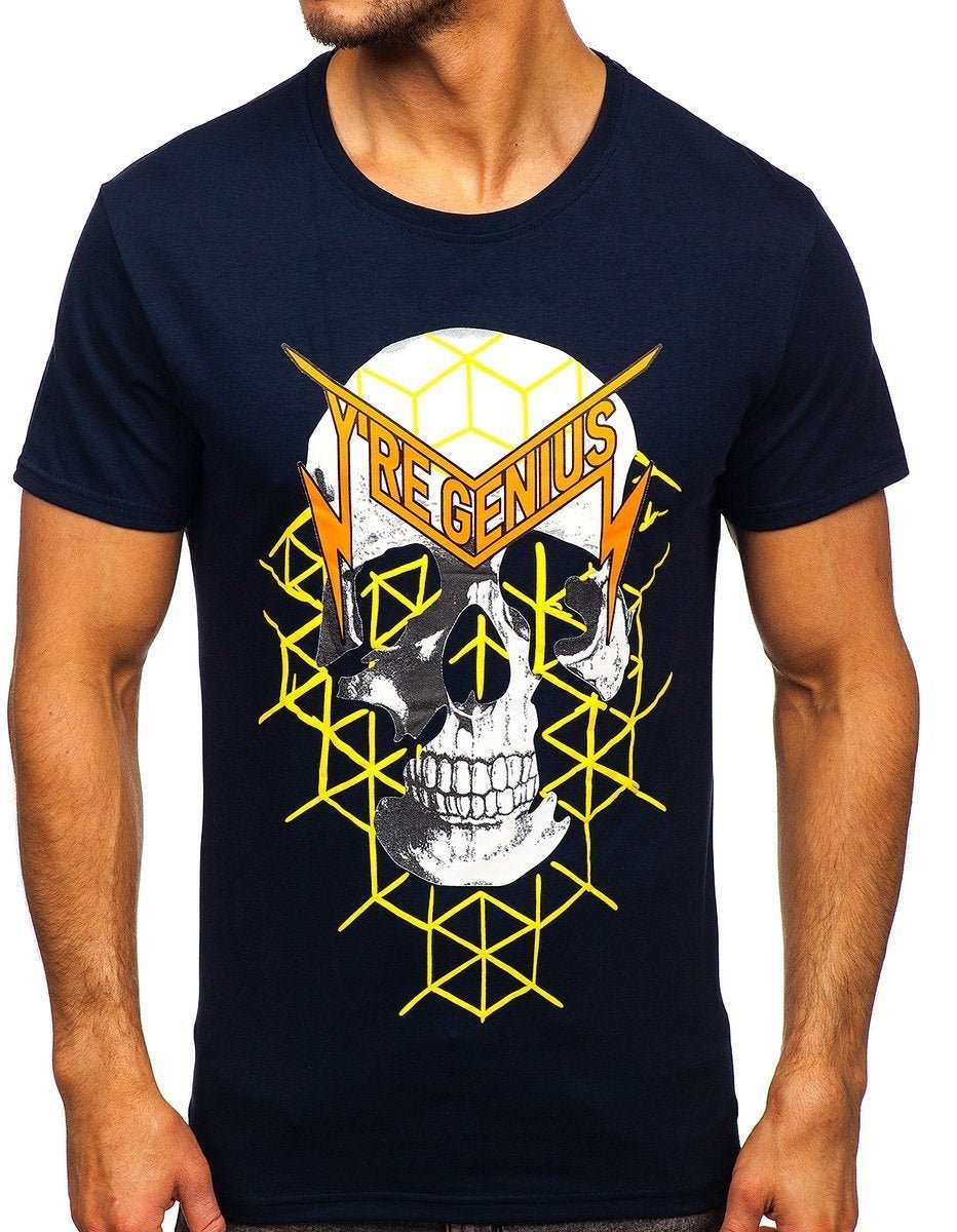 Y're genius T-shirt printed - Utförsäljning
