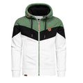 Zip Hoodies Herr - Flerfärgade huvtröjor grön