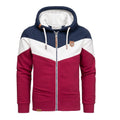 Zip Hoodies Herr - Flerfärgade huvtröjor mörkblå