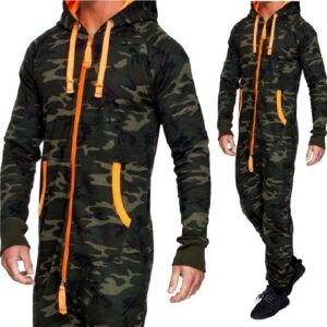 JHN - Camouflage jumpsuit overall onesies