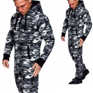 JHN - Camouflage onesie overall - cool jumpsuit