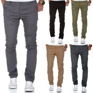 Herr Chinos Slim-Fit med stretch 5 olika färger