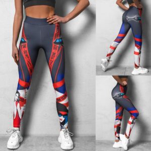 JHN - Coola sportiga leggings med mönster