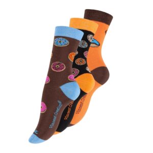 Mönstrade roliga strumpor 3-pack