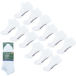 Bambustrumpor - Vita låga ankelstrumpor av bambu