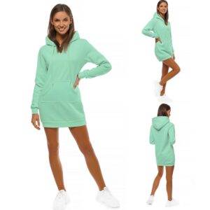 Mintgrön dam hoodie - Damtröja med luva