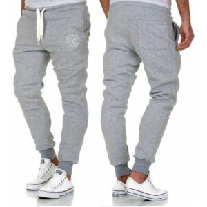 Herrbyxor mjukisbyxor ljusgråa