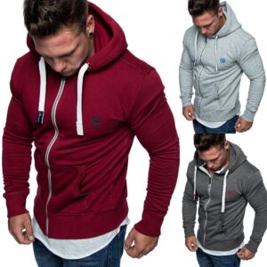 Zip hoodies - herrtröjor med luva