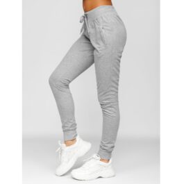 Ljusgrå träningsbyxa - Dam mjukisbyxor