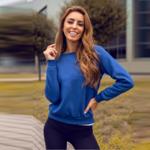 mörkblå damtröja 199 kr sweatshirt