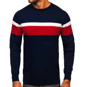 Tröja Herr - klassisk marinblå sweater