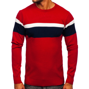Tröja herr - Klassisk röd sweater