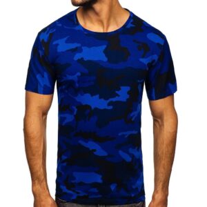 Camouflage T-shirt Herr 149 kr - navyblå camomönster