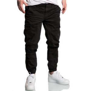 Svarta chino joggers 499 kr - cargobyxor - herrbyxor