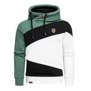 Snygg och superskön hoodie med hög hals