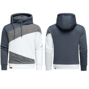 Hoodies 449 kr - Supersköna huvtröjor med hög hals - blå grå och vit