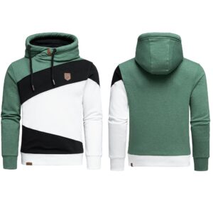 Hoodies 449 kr - Supersköna huvtröjor med hög hals - grön svart och vit