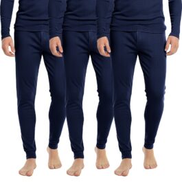 Billiga långkalsonger herr mörkblåa