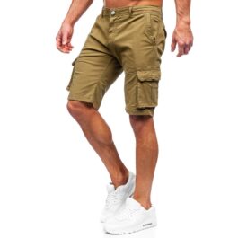 Khaki herrshorts - Cargo modell