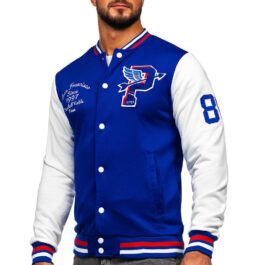 Blå herrjacka - Basebolljacka