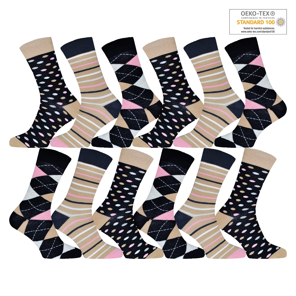12 par damstrumpor - Flerpack strumpor