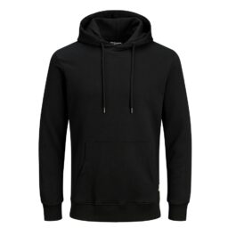 svart basic jack and jones hoodie