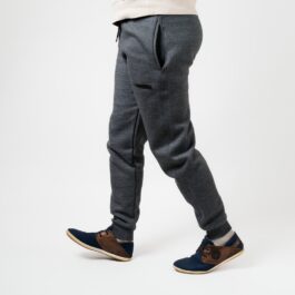 Mjukisbyxor mörkgråa modell Stockholm JHNsport bild från sidan