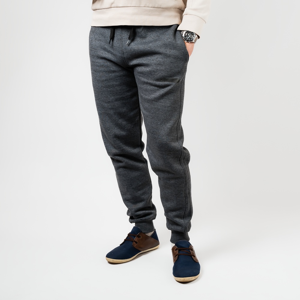 Mjukisbyxor mörkgråa modell Stockholm JHNsport