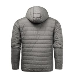 Prisvärda jackor från Amaci & Sons - Quiltade herrjackor - grå bakifrån