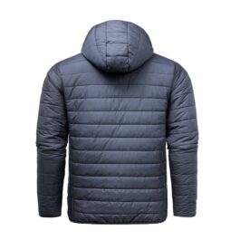 Prisvärda jackor från Amaci & Sons - Quiltade herrjackor - mörkblå bakifrån